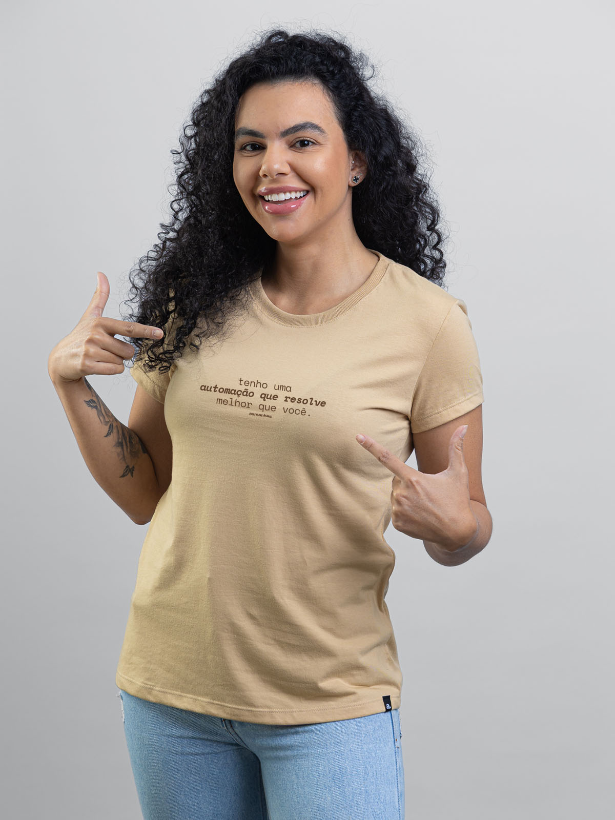 Camiseta Feminina Automação Que Resolve Asmanhas