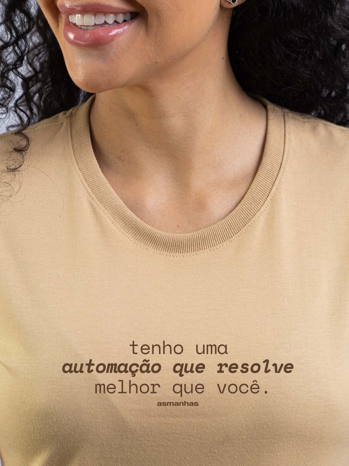 Camiseta Feminina Automação Que Resolve Asmanhas