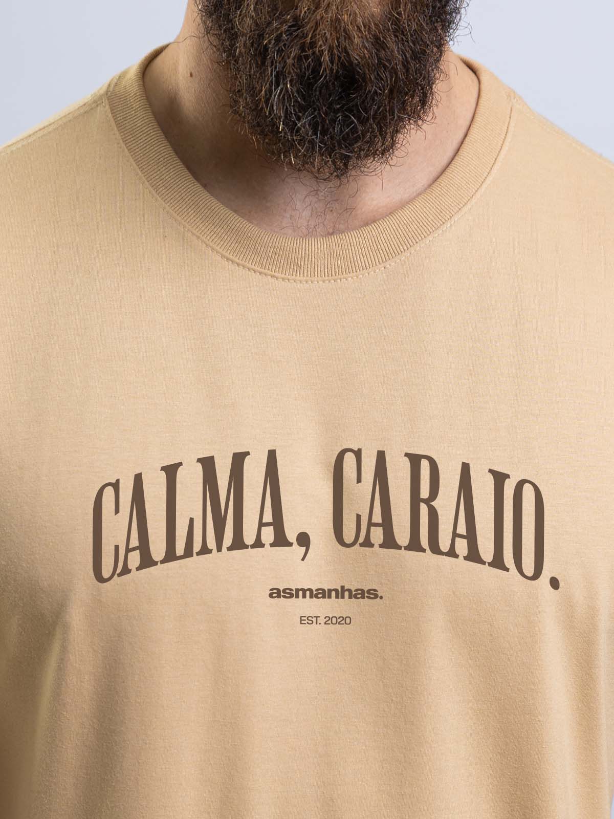 Camiseta Calma Caraio Nova Asmanhas