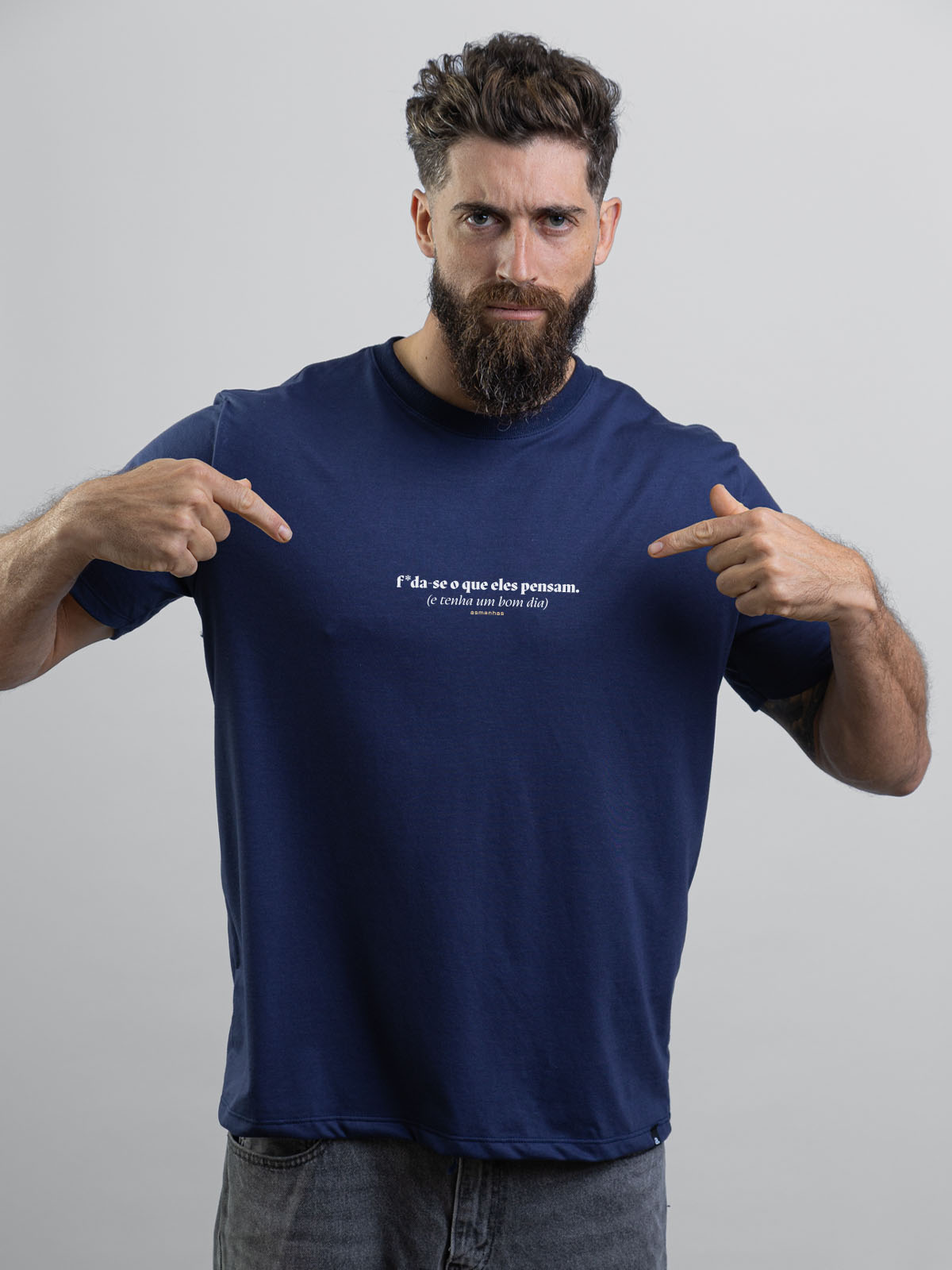 Camiseta Tenha Um Bom Dia Asmanhas