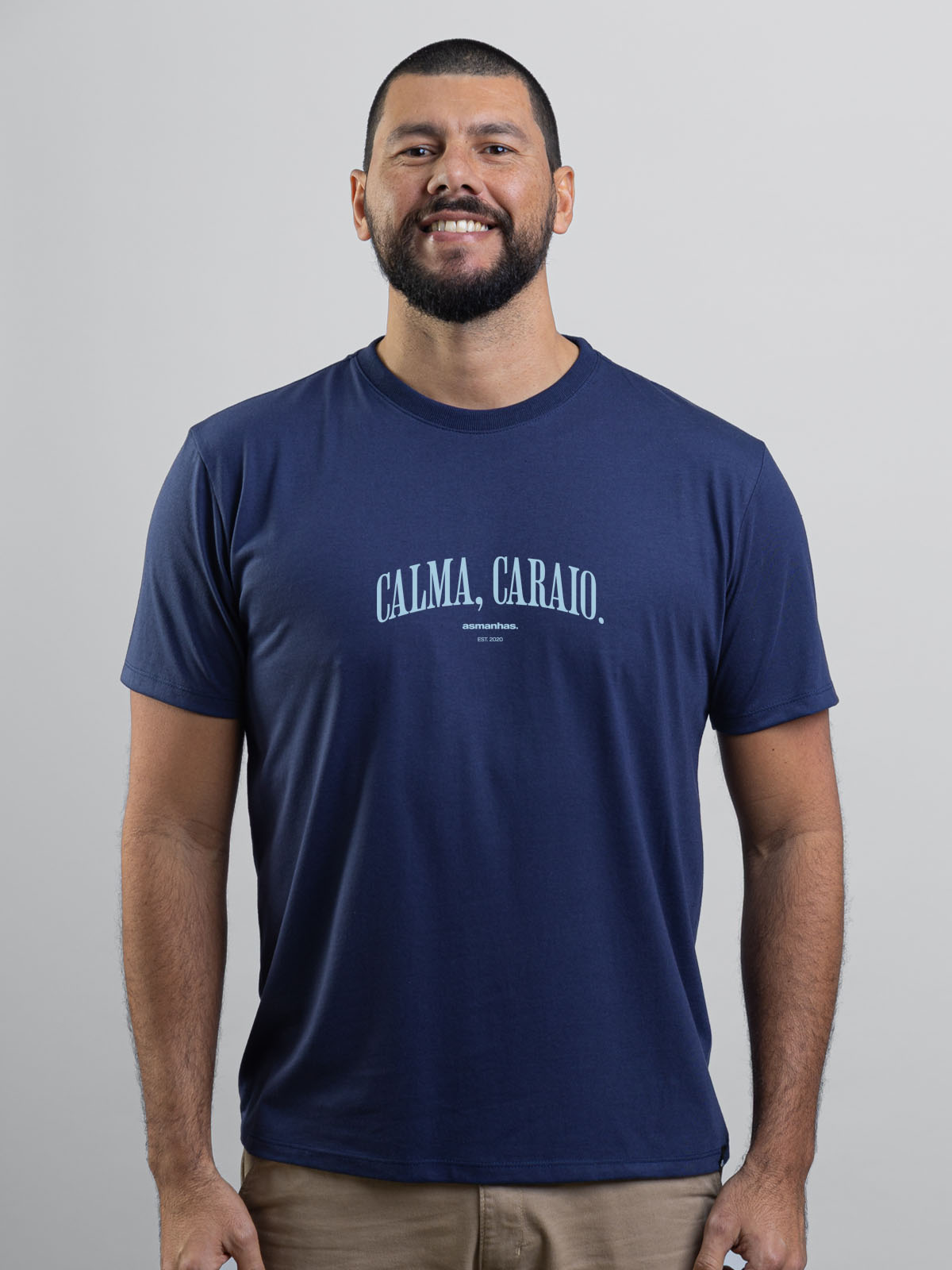 Camiseta Calma Caraio Nova Asmanhas