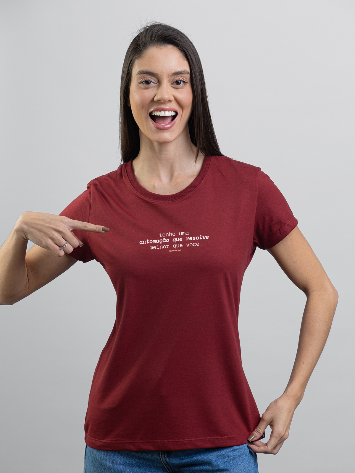 Camiseta Feminina Automação Que Resolve Asmanhas