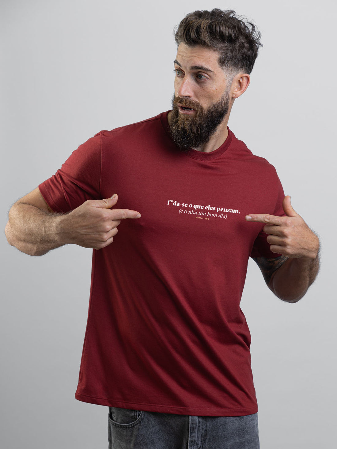 Camiseta Tenha Um Bom Dia Asmanhas