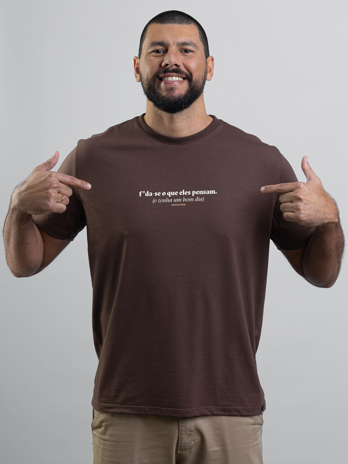 Camiseta Tenha Um Bom Dia Asmanhas