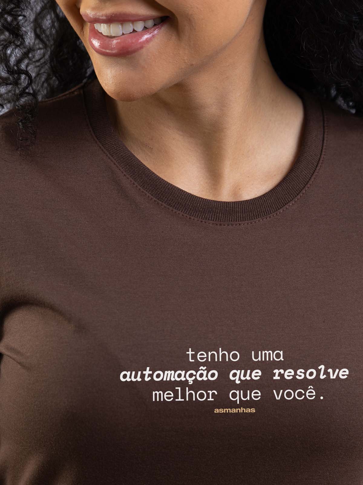 Camiseta Feminina Automação Que Resolve Asmanhas