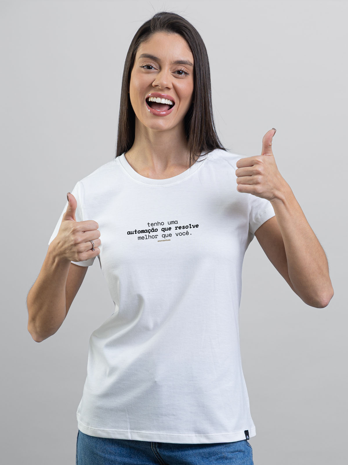 Camiseta Feminina Automação Que Resolve Asmanhas
