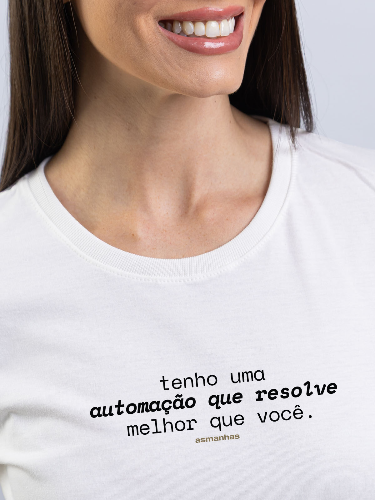 Camiseta Feminina Automação Que Resolve Asmanhas