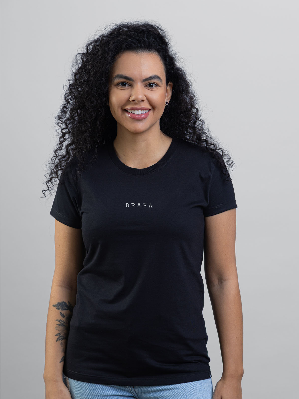 Camiseta Feminina Braba Minimalista Asmanhas