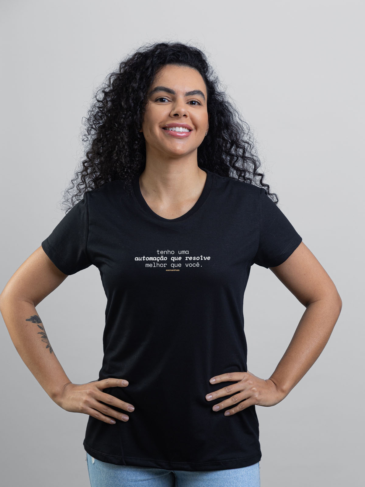 Camiseta Feminina Automação Que Resolve Asmanhas