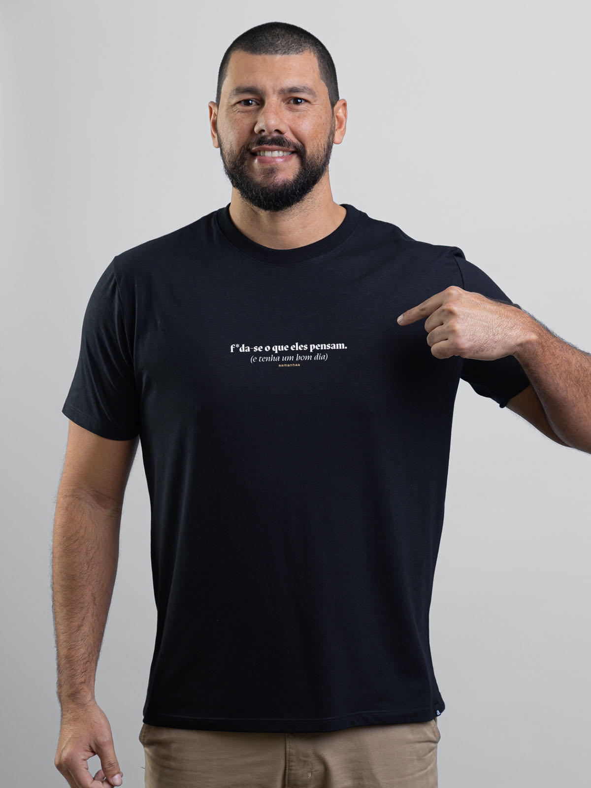 Camiseta Tenha Um Bom Dia Asmanhas