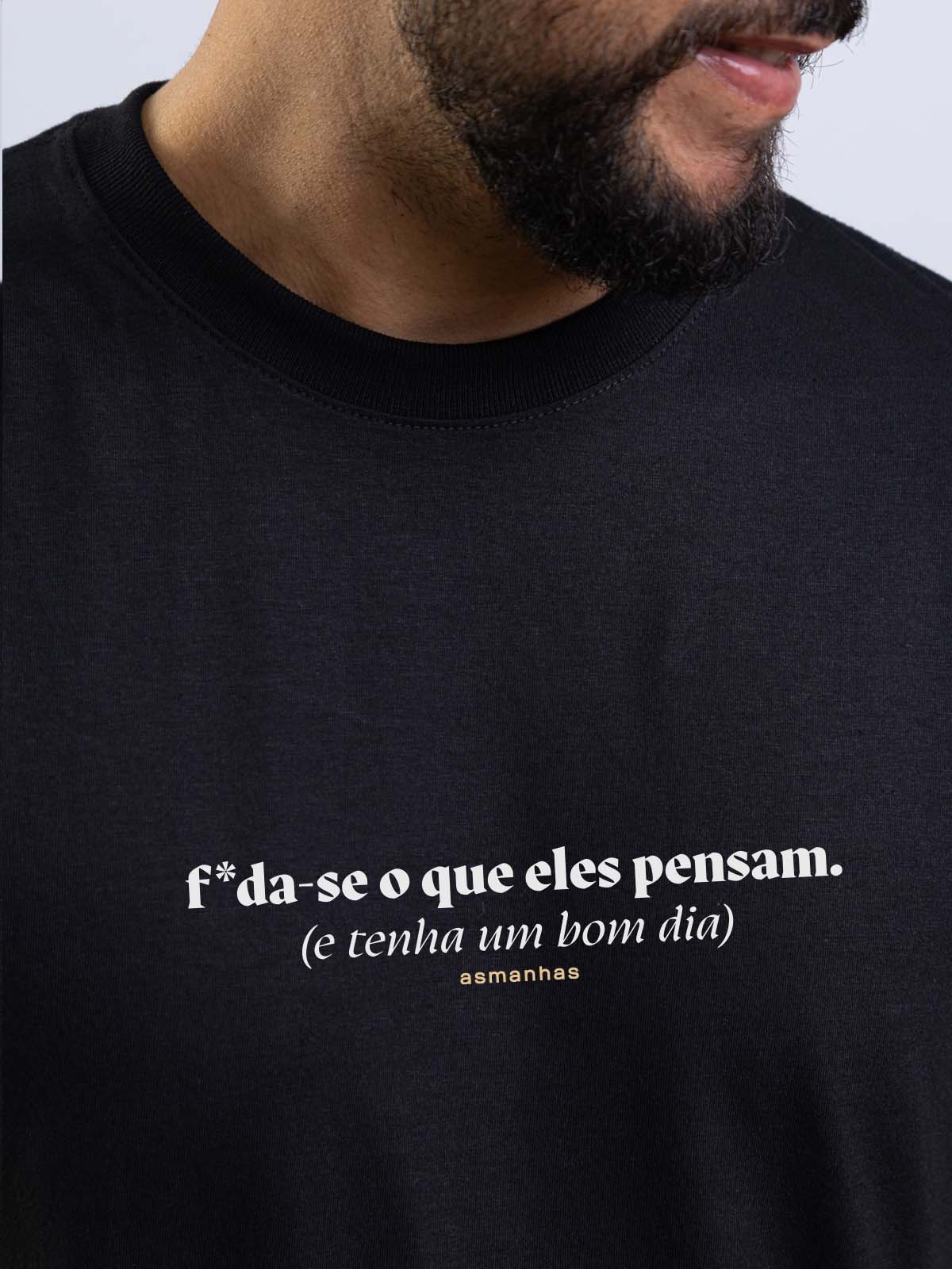 Camiseta Tenha Um Bom Dia Asmanhas