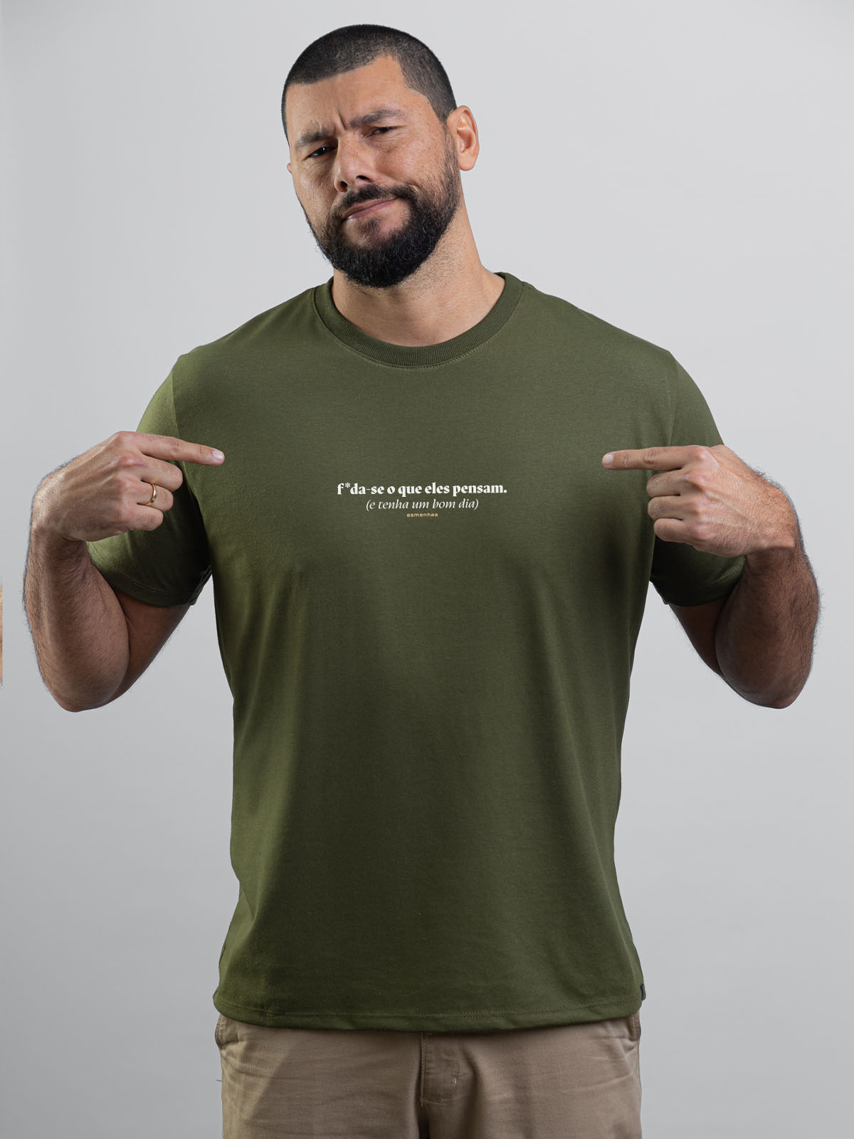 Camiseta Tenha Um Bom Dia Asmanhas