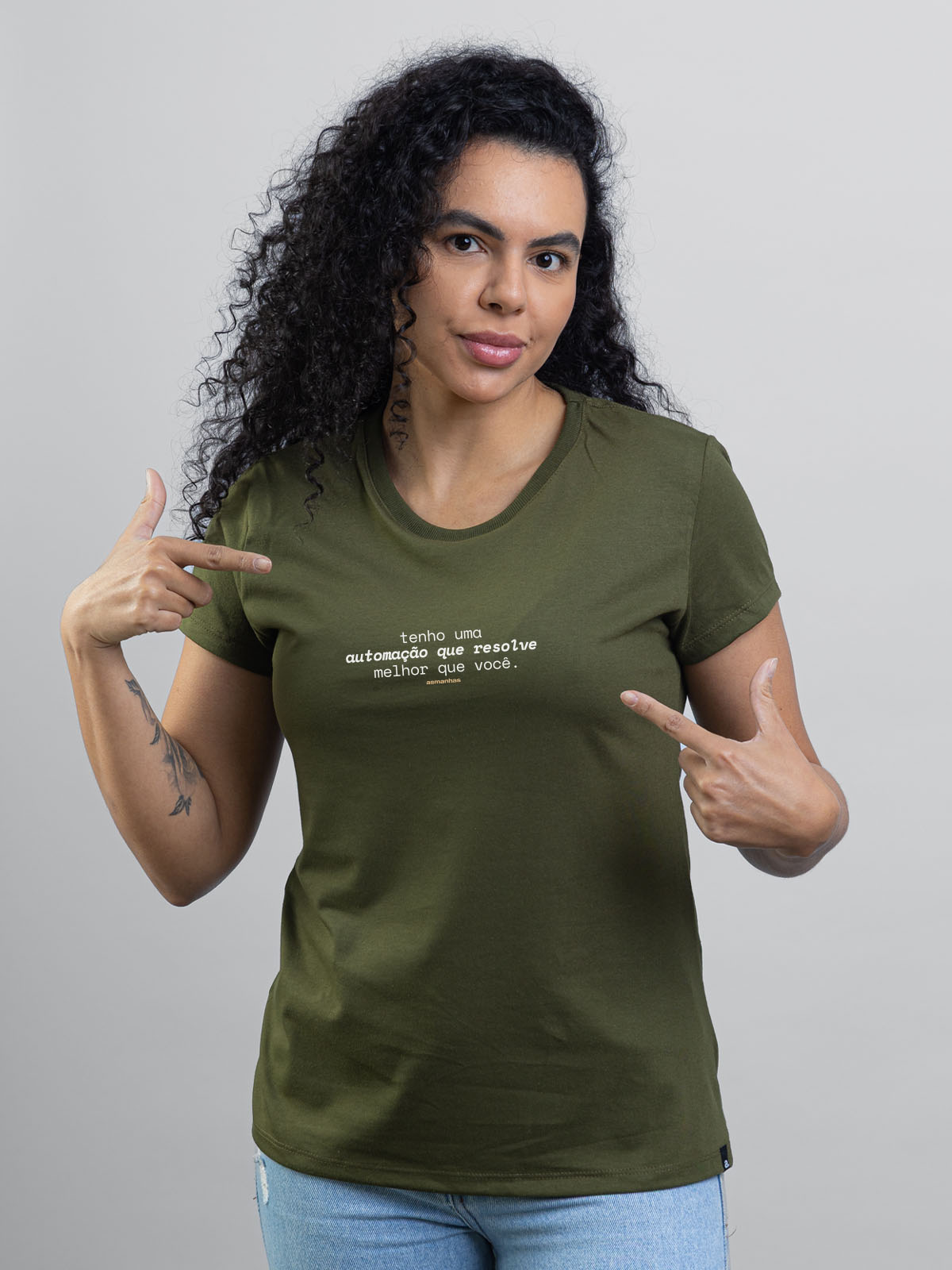 Camiseta Feminina Automação Que Resolve Asmanhas