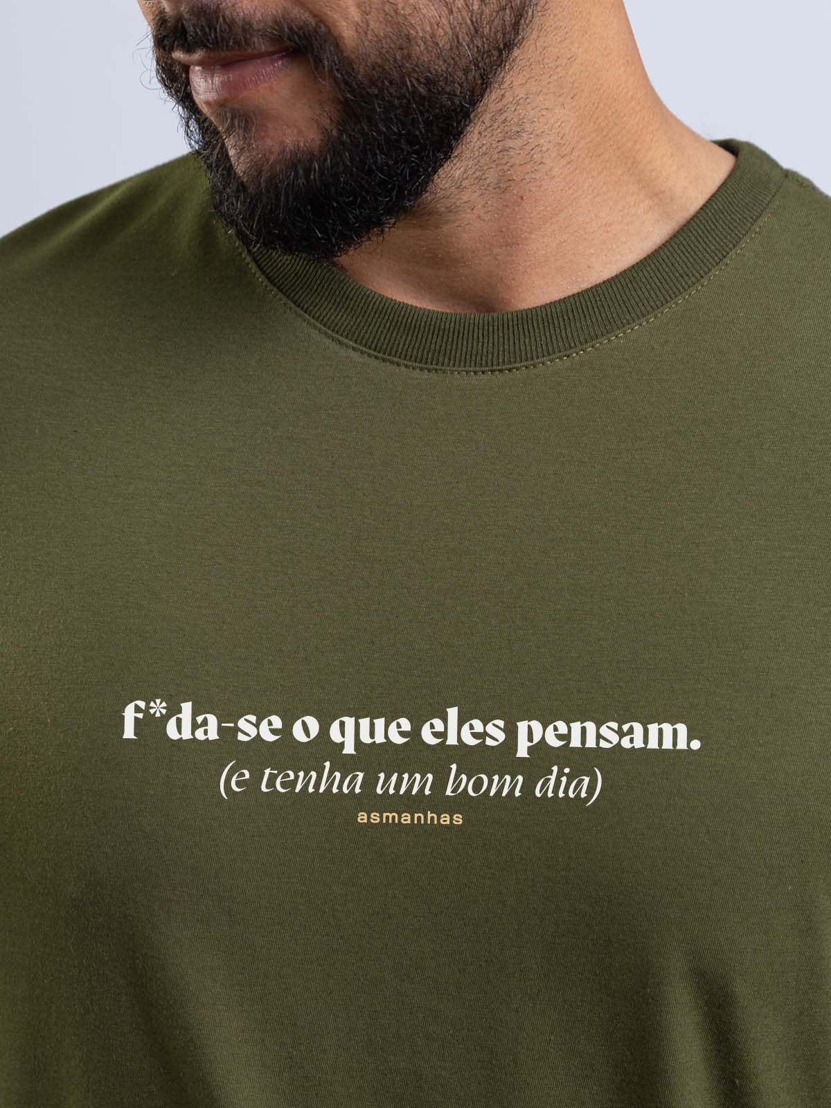 Camiseta Tenha Um Bom Dia Asmanhas