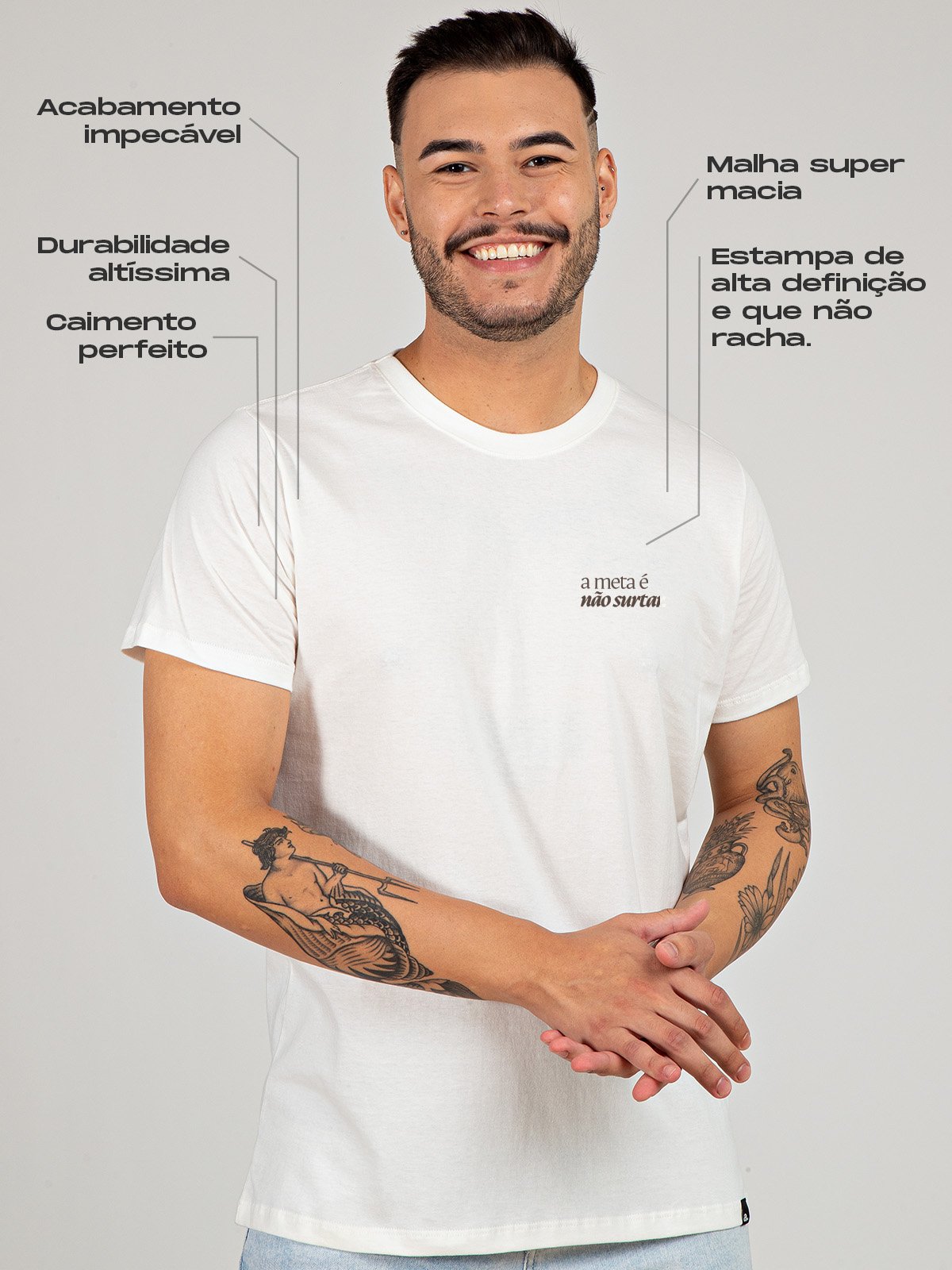 Camiseta Meta é Não Surtar Asmanhas