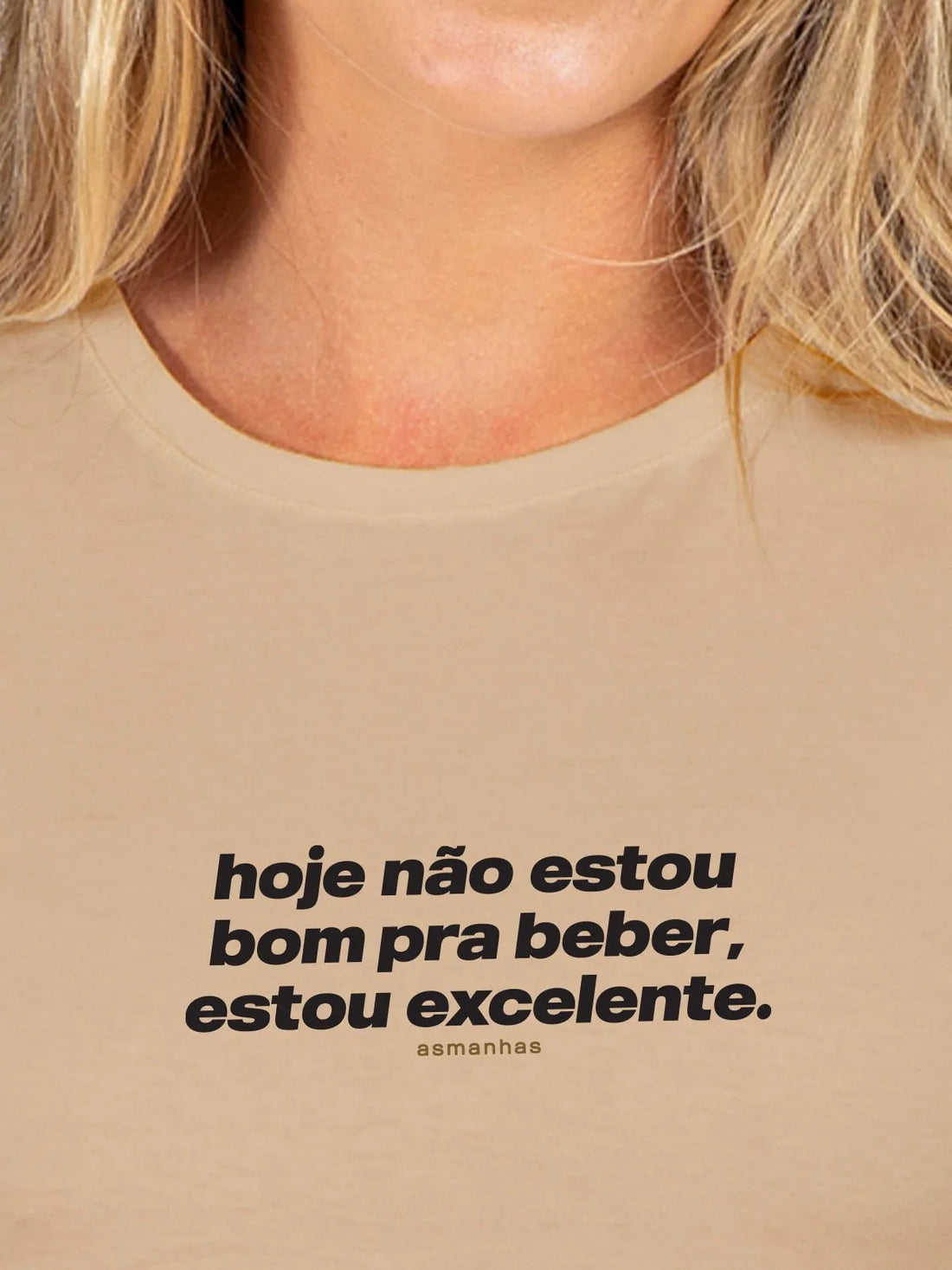Camiseta Feminina Não Estou Bom Pra Beber Asmanhas