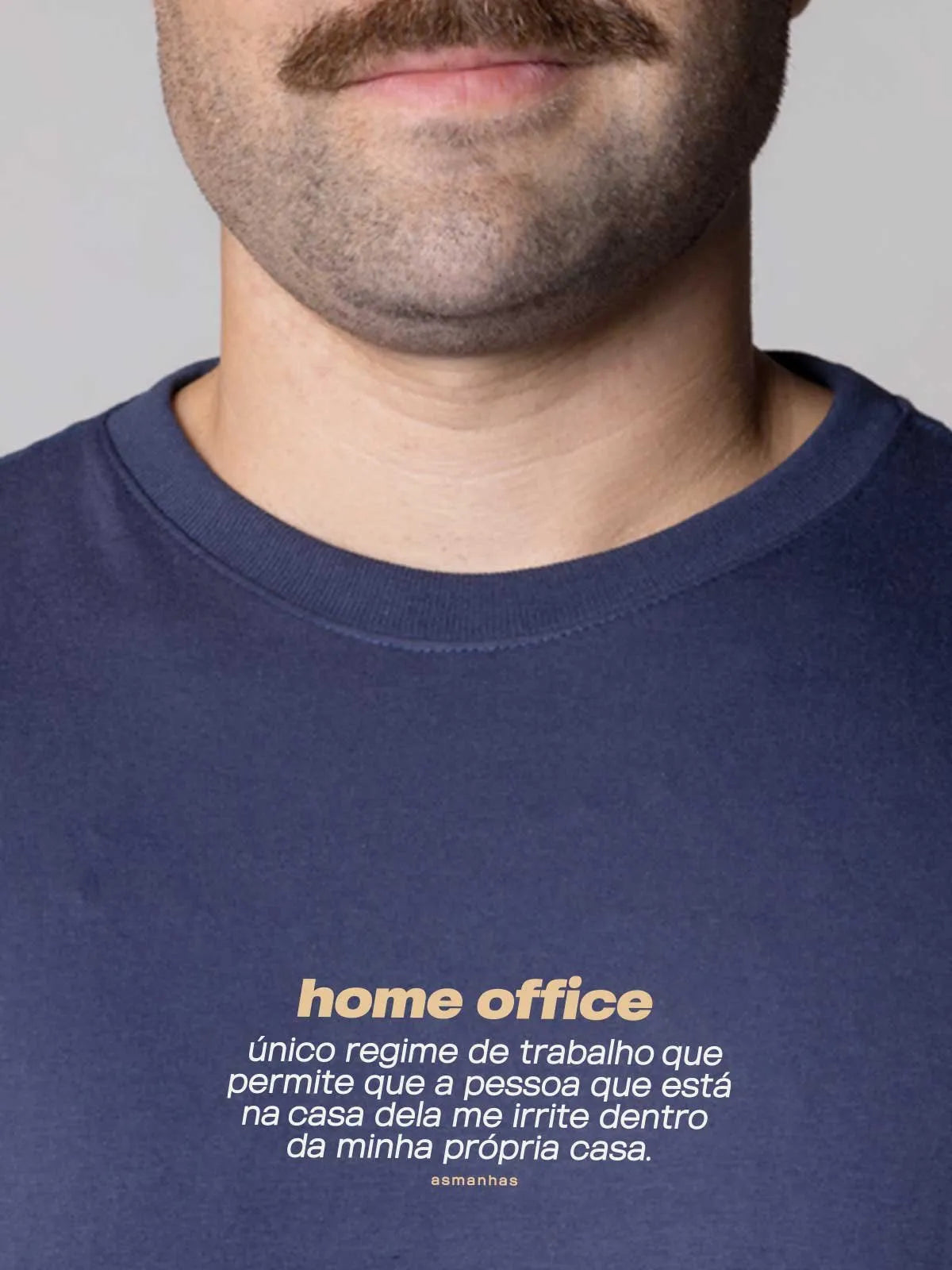Camiseta Frase Home Office Asmanhas - Main Image