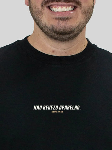 Camiseta Oversized Não Revezo Aparelho Asmanhas