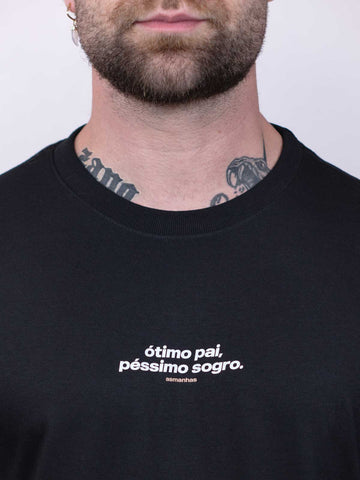 Camiseta Ótimo Pai, Péssimo Sogro Asmanhas