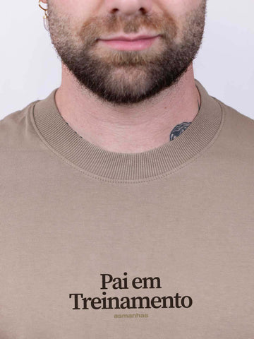 Camiseta Oversized Pai em Treinamento Asmanhas