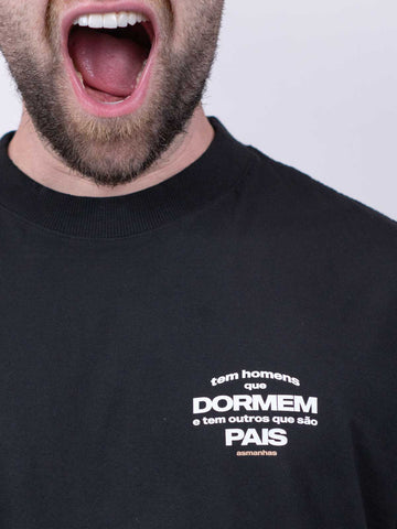 Camiseta Oversized Pais Não Dormem Asmanhas