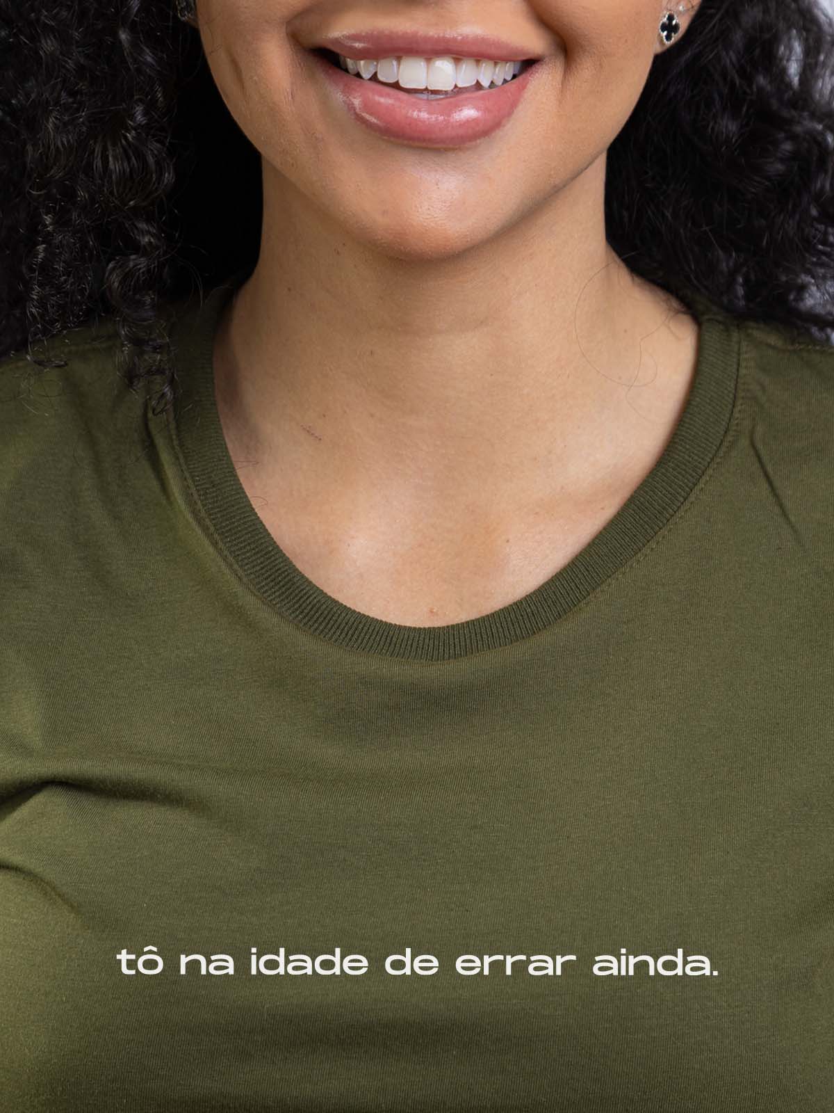 Camiseta Feminina Idade de Errar Asmanhas