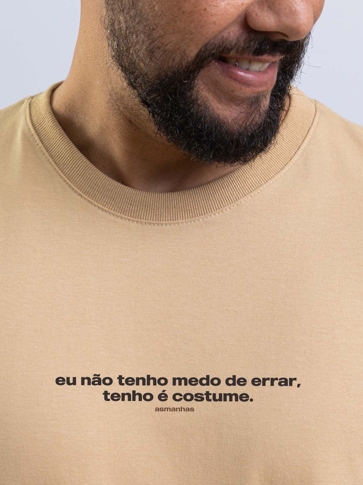 Camiseta Medo de Errar Asmanhas