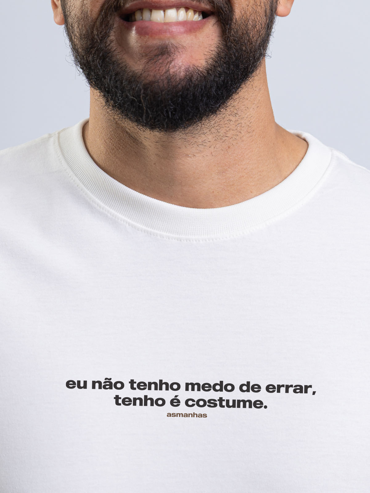 Camiseta Medo de Errar Asmanhas