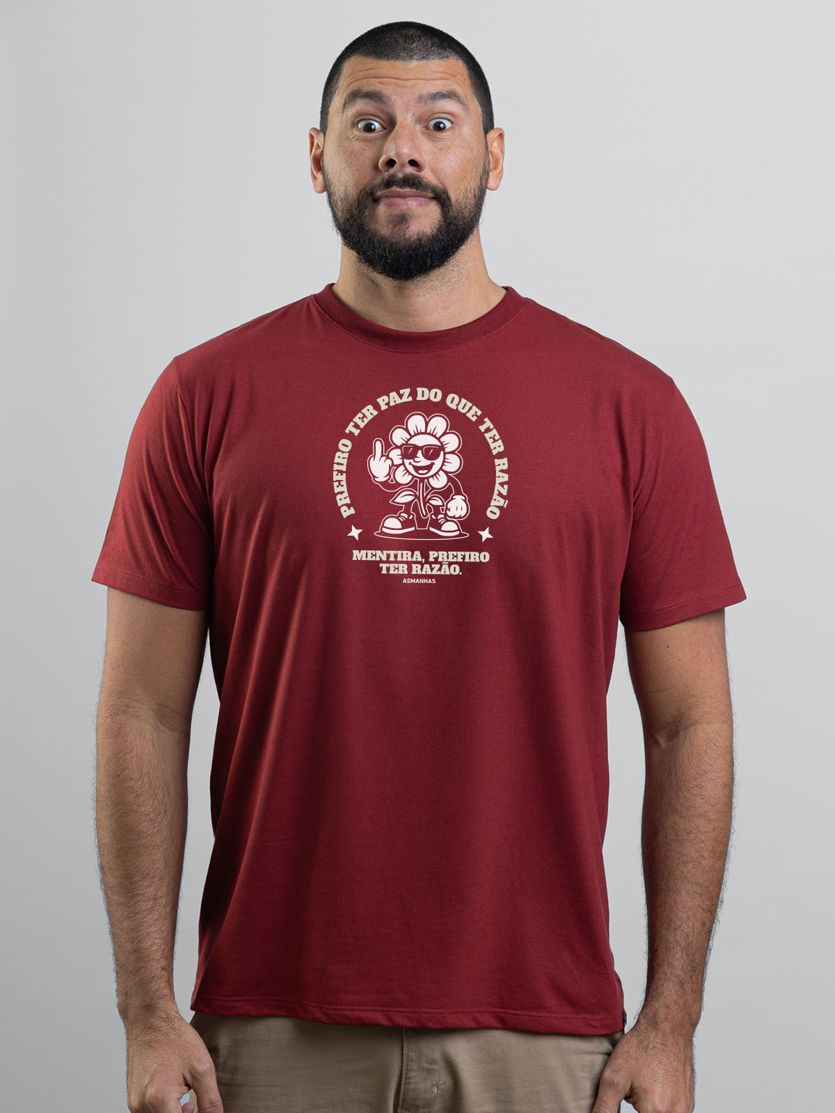 Camiseta Prefiro ter Razão Nova Asmanhas