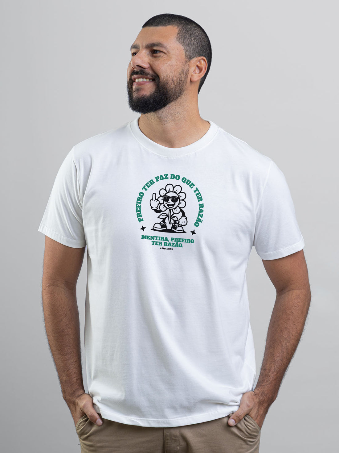 Camiseta Prefiro ter Razão Nova Asmanhas