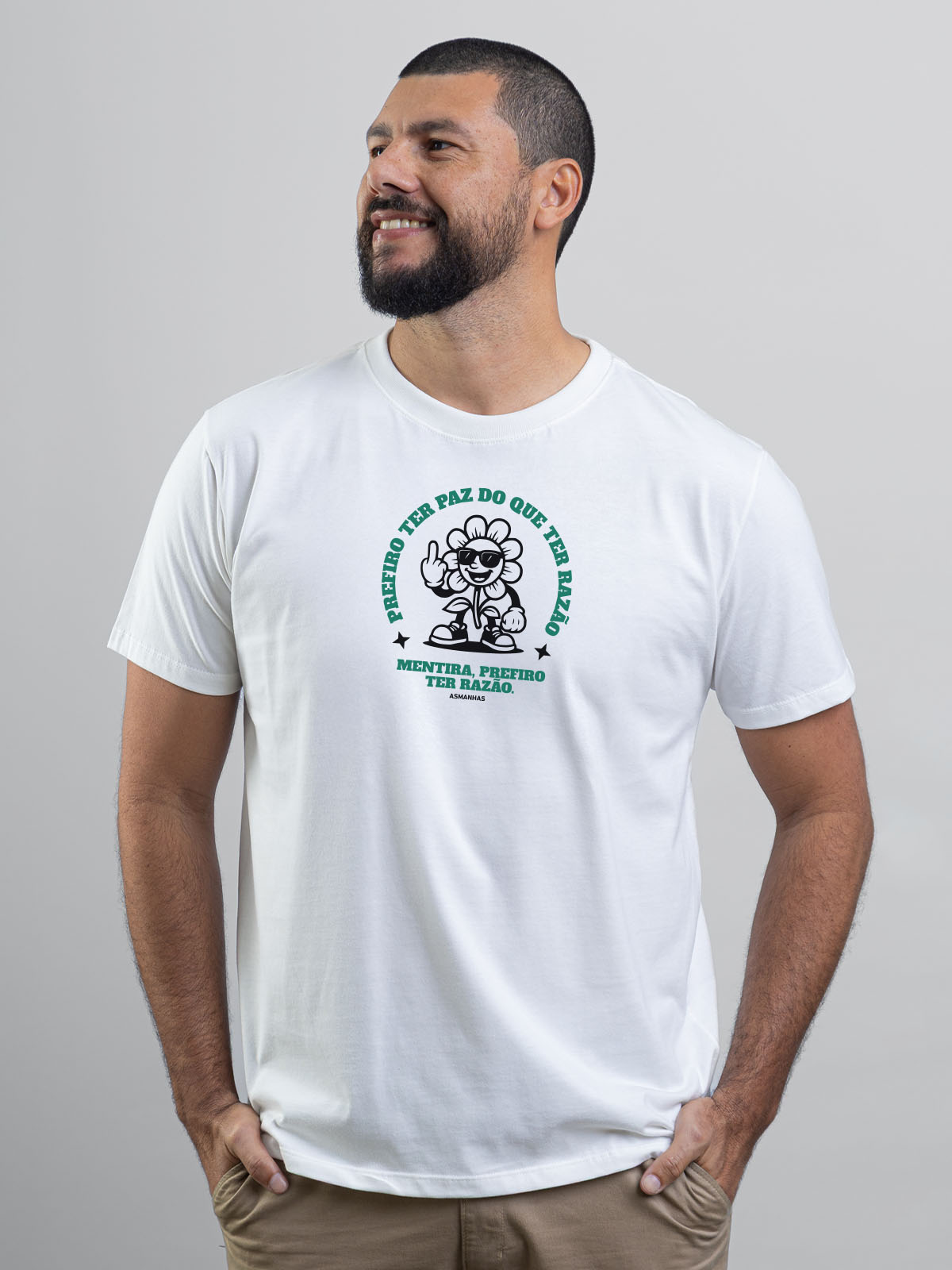 Camiseta Prefiro ter Razão Nova Asmanhas