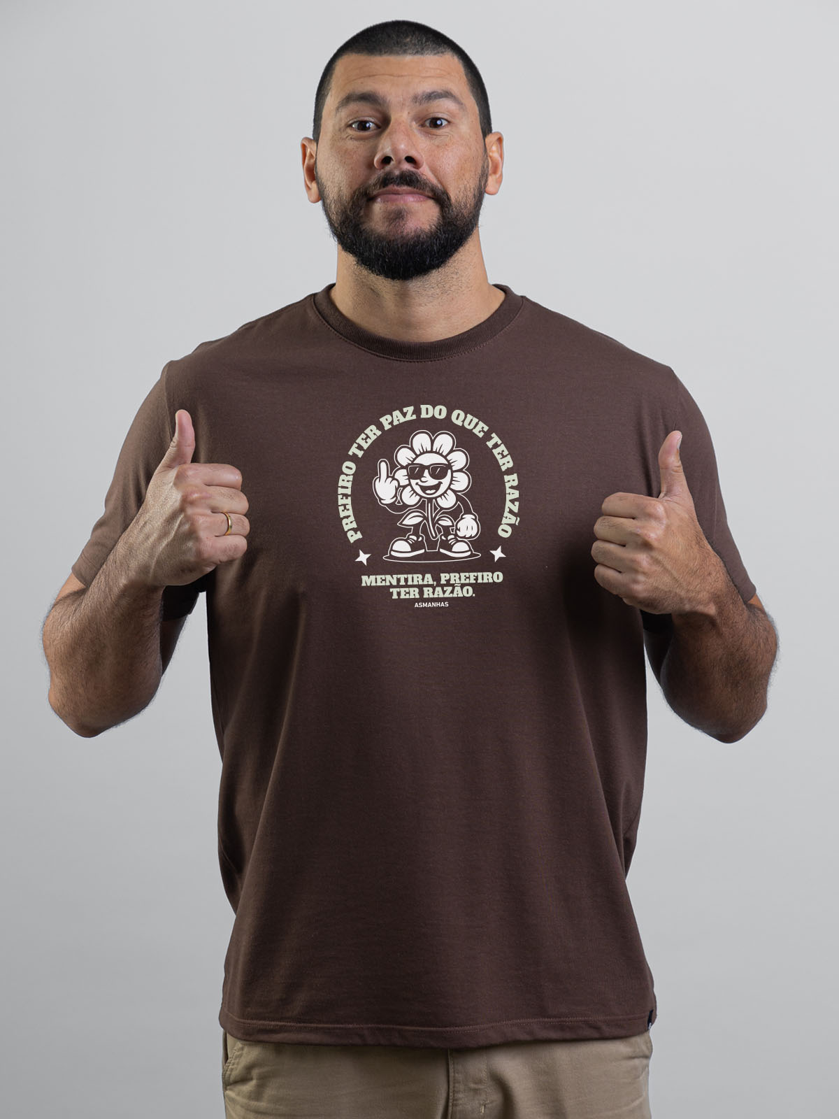 Camiseta Prefiro ter Razão Nova Asmanhas