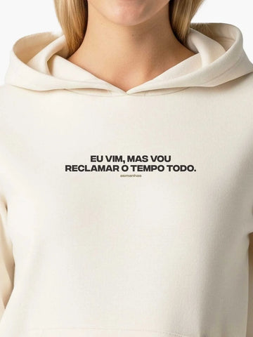 Casaco de Moletom Reclamar o Tempo Todo Asmanhas