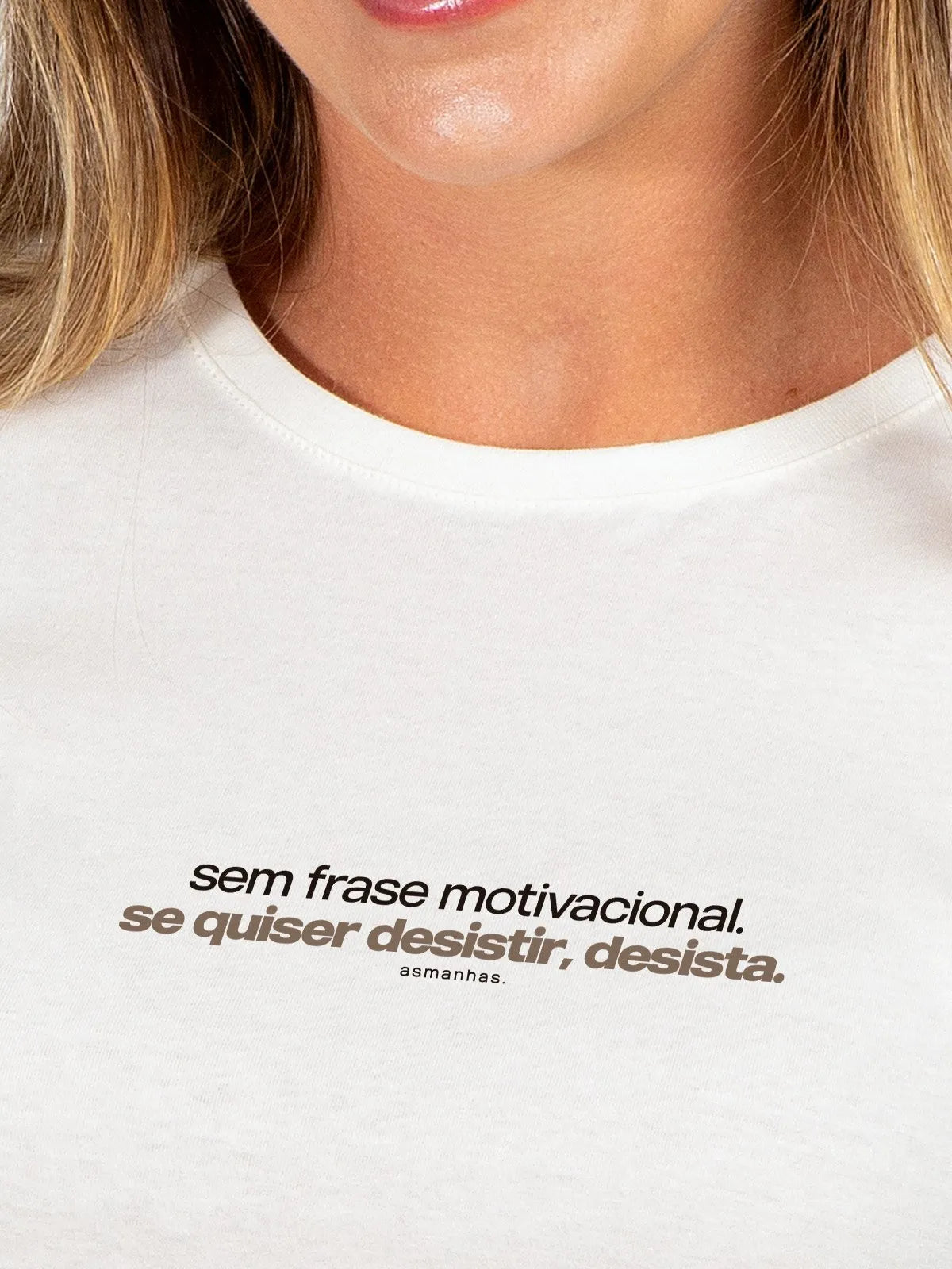 Camiseta Feminina Sem Frase Motivacional Asmanhas