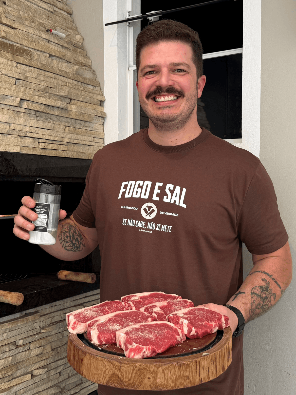 Camiseta Fogo e Sal Asmanhas