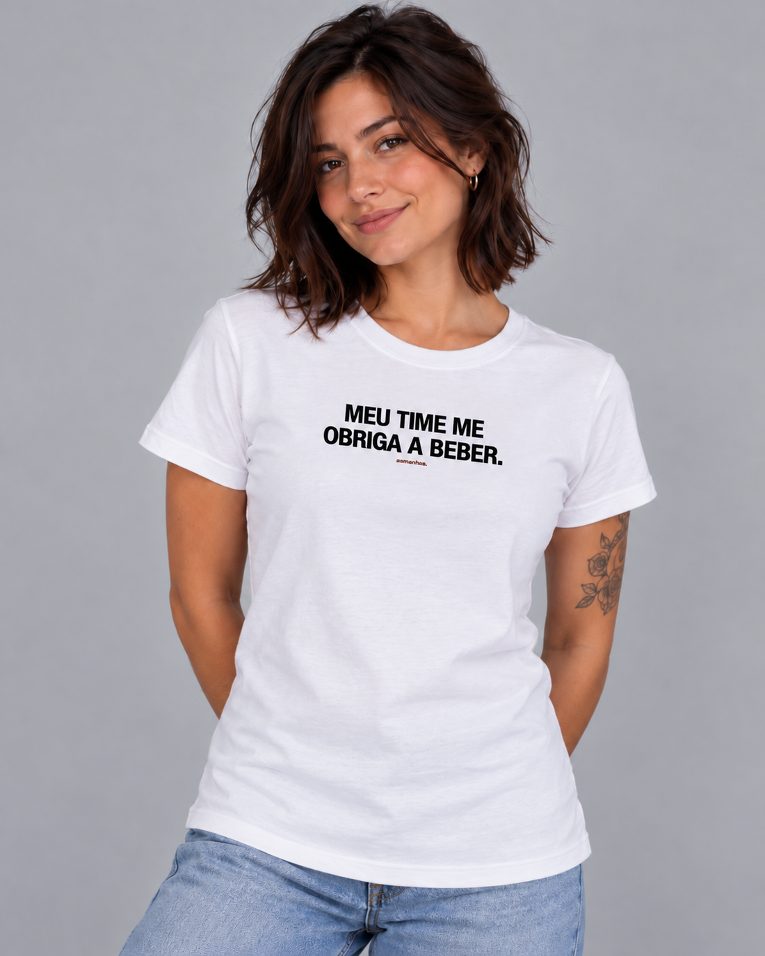 Camiseta Feminina Meu Time Me Obriga Asmanhas