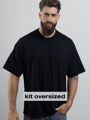 Kit de Camisetas Oversized Asmanhas
