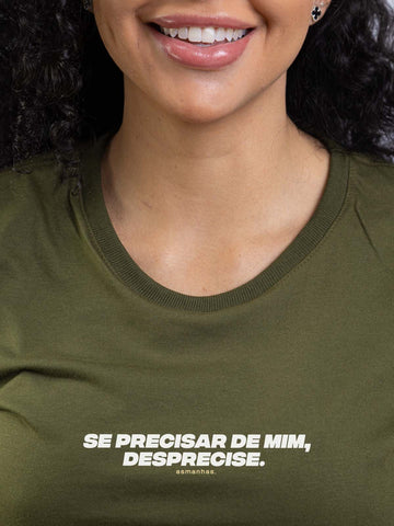 Camiseta Feminina Desprecise Asmanhas Liquida