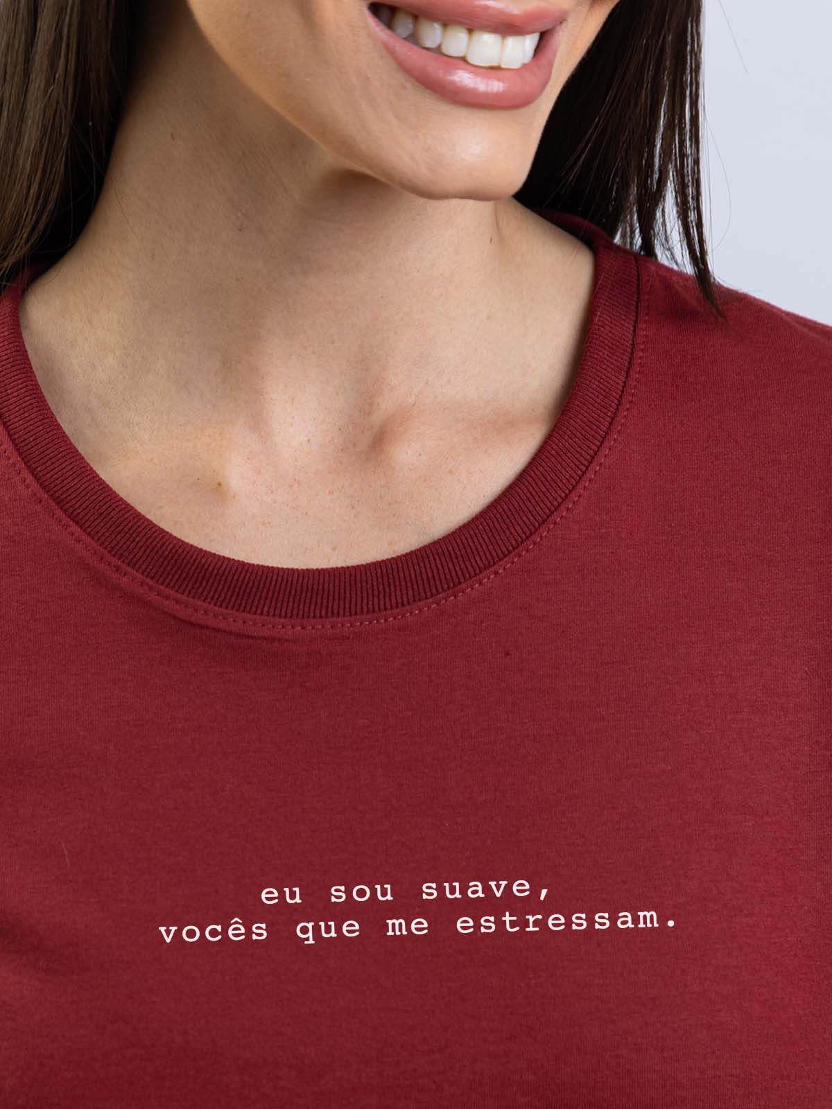 Camiseta Feminina Eu sou Suave Asmanhas Liquida
