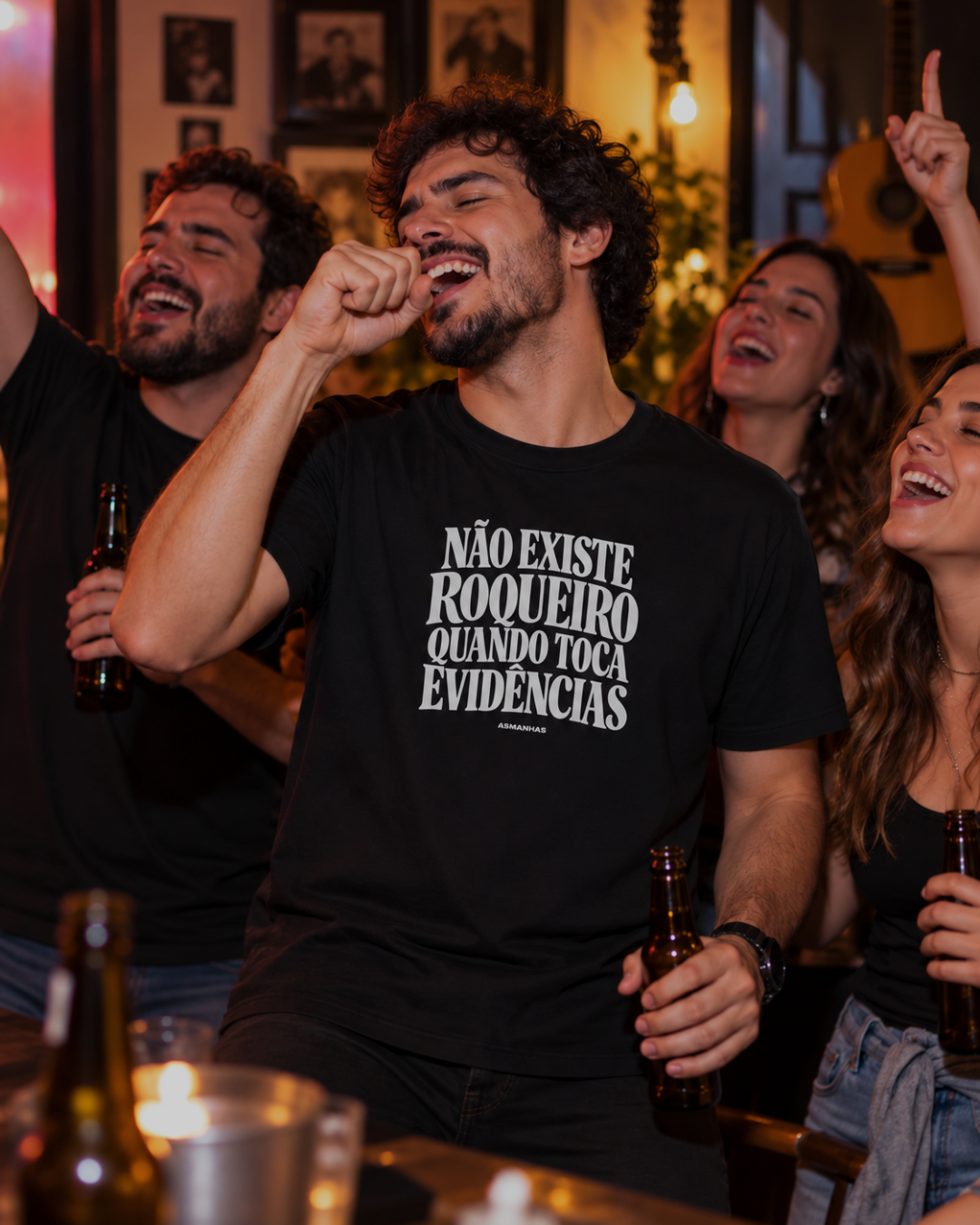 Camiseta Quando Toca Evidências Asmanhas