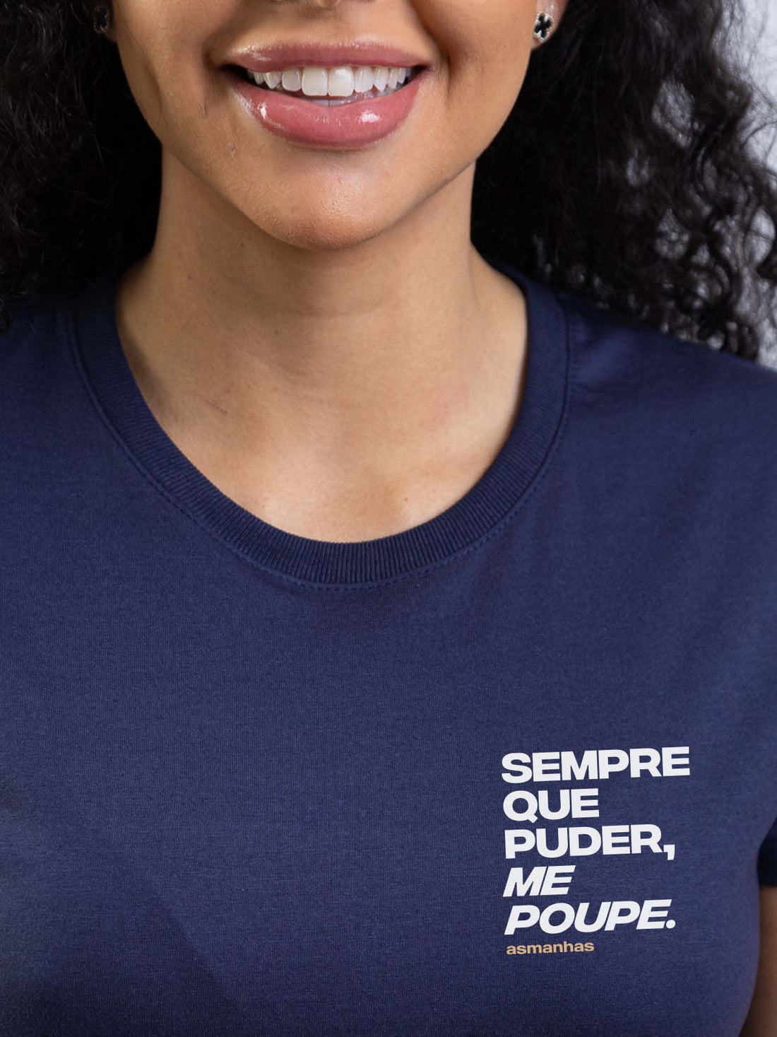 Camiseta Feminina Me Poupe Asmanhas Liquida