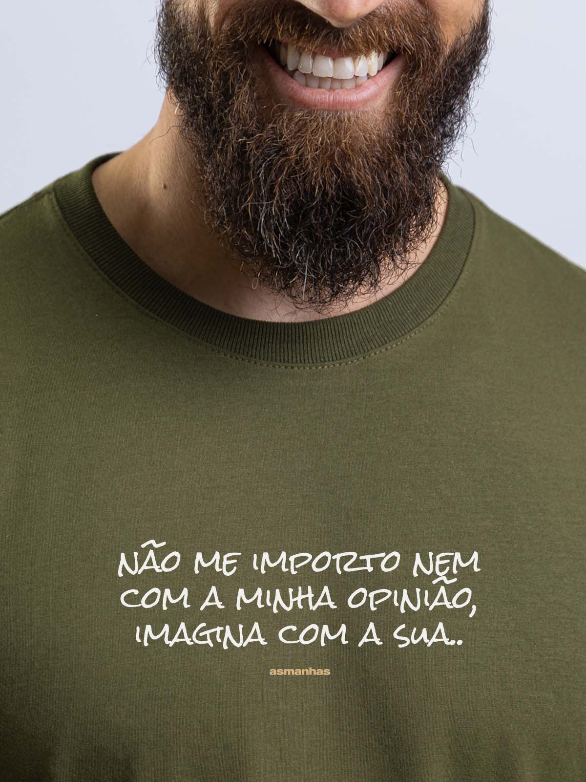 Camiseta Não Me Importo Asmanhas Liquida