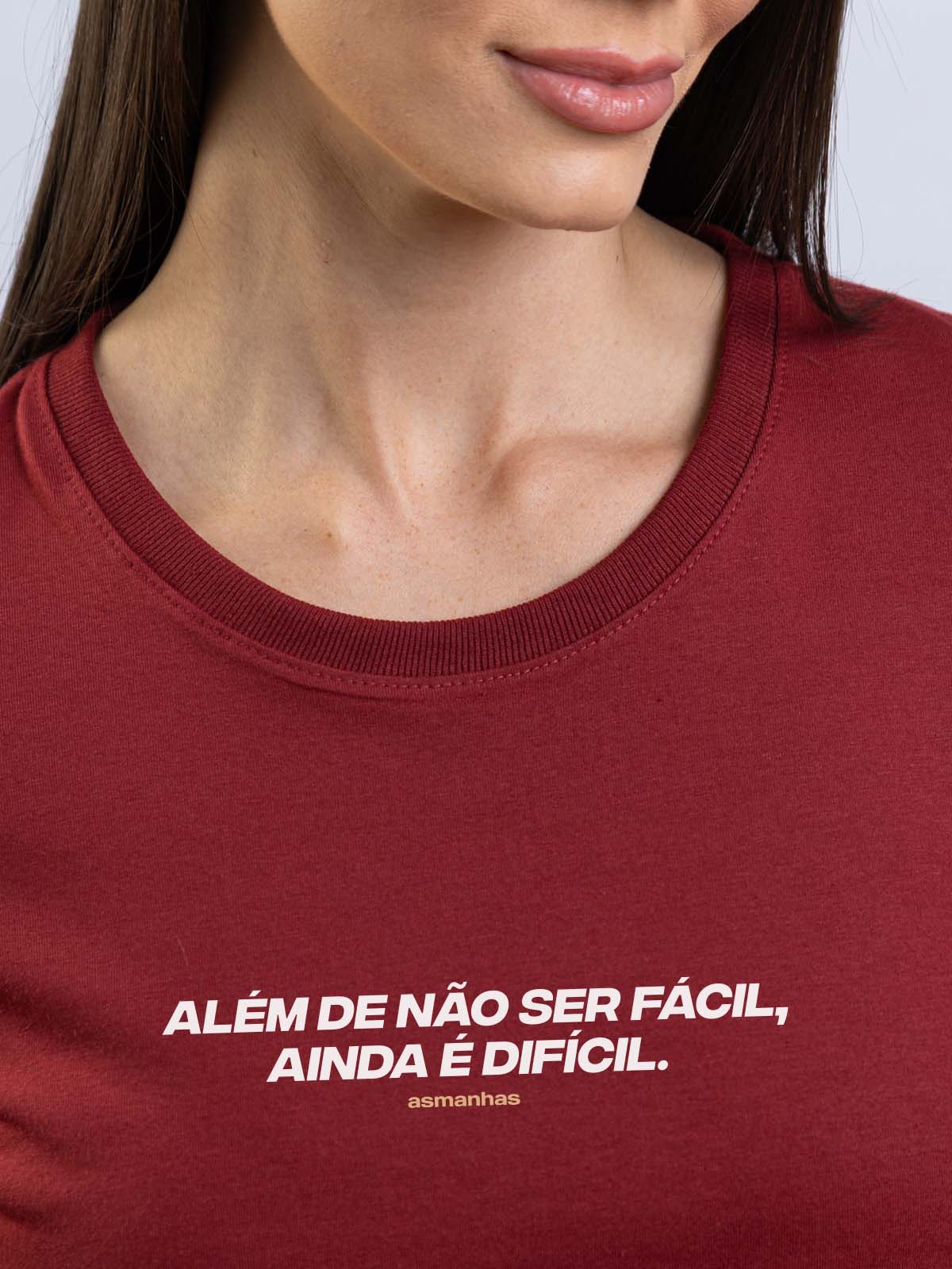 Camiseta Feminina Ainda É Difícil Asmanhas Liquida