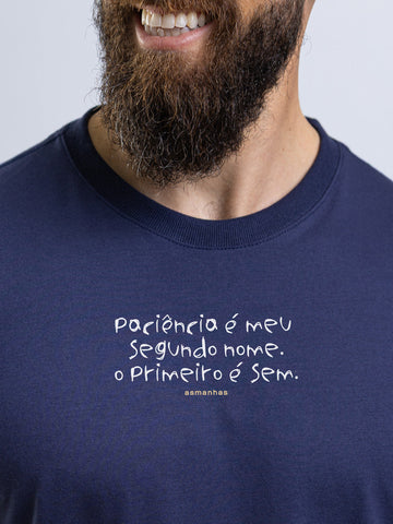 Camiseta Paciência Segundo Nome Asmanhas Liquida