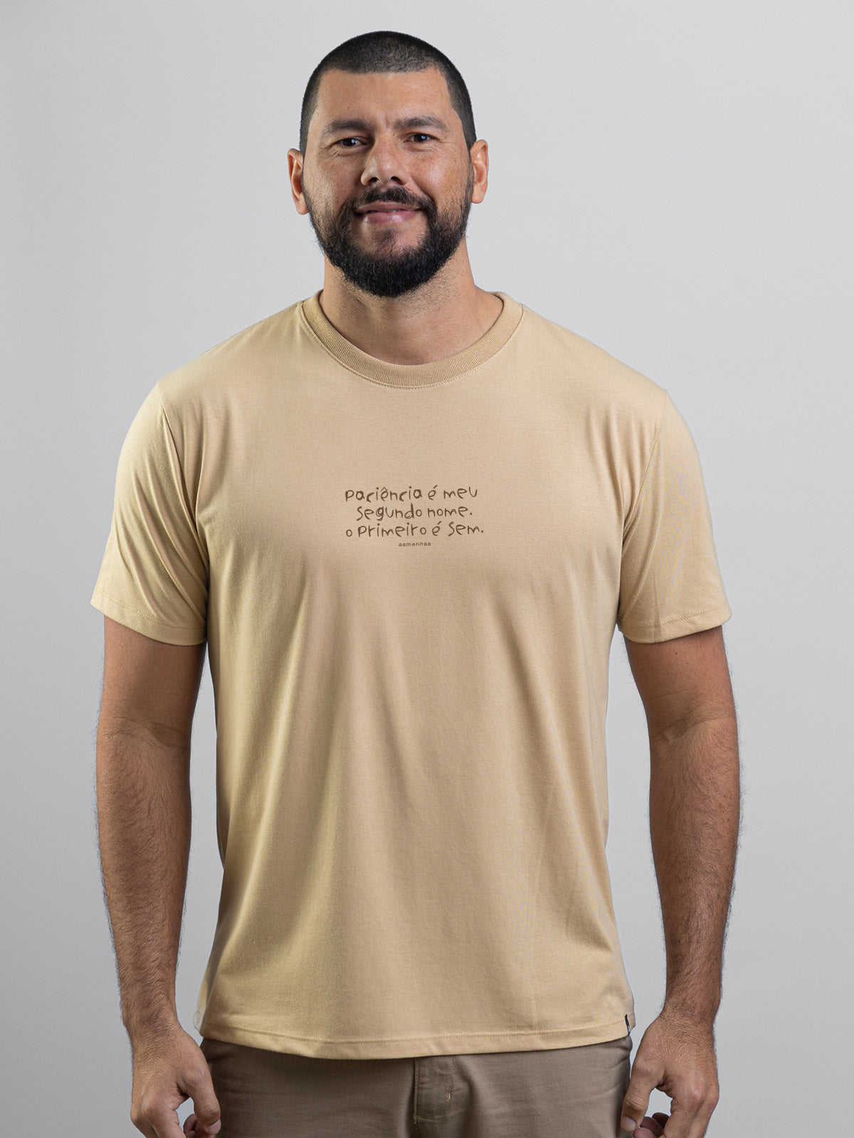Camiseta Paciência Segundo Nome Asmanhas
