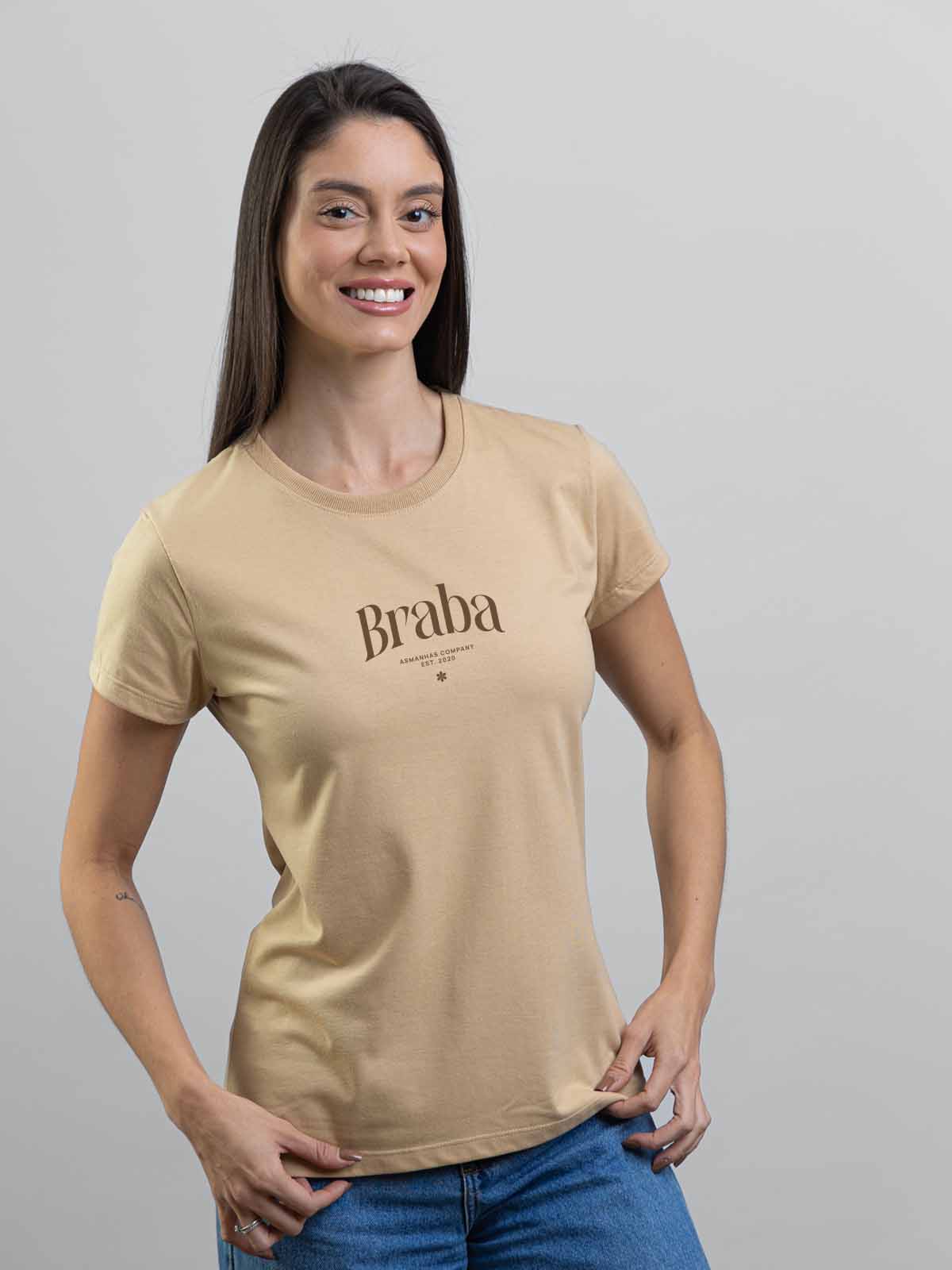Camiseta Feminina Braba Nova Asmanhas