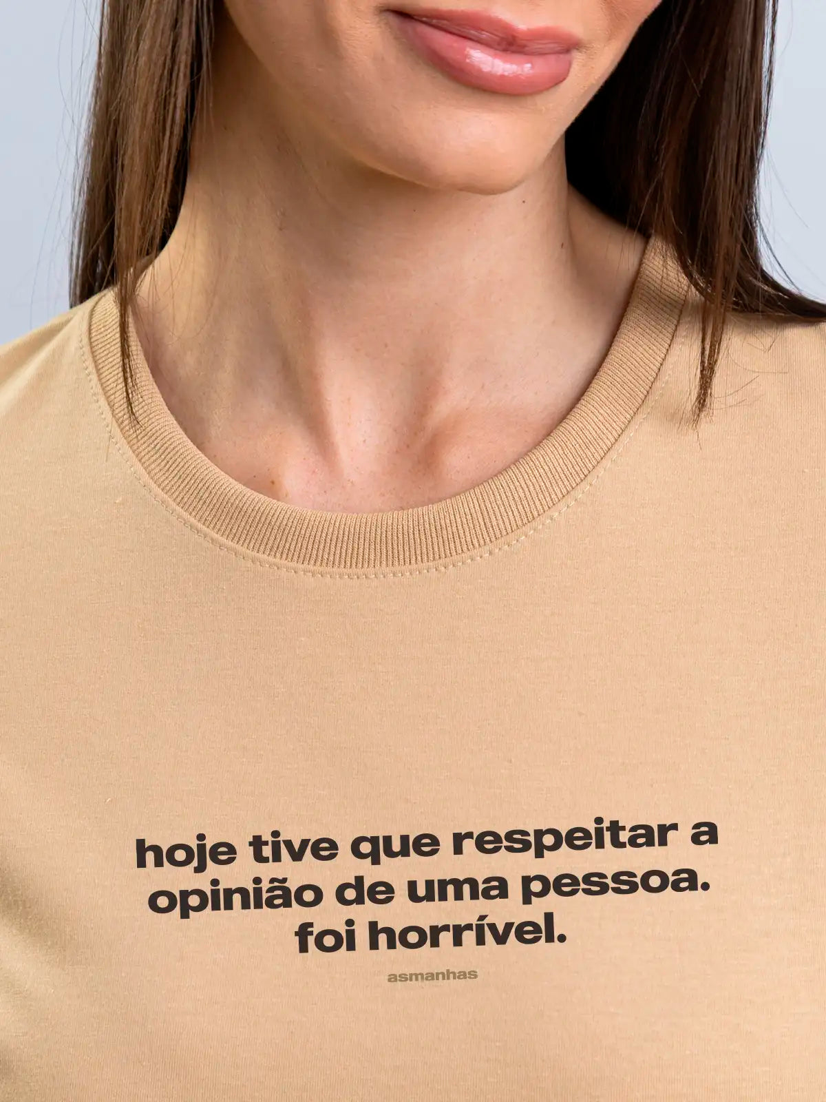 Camiseta Feminina Foi Horrível Asmanhas
