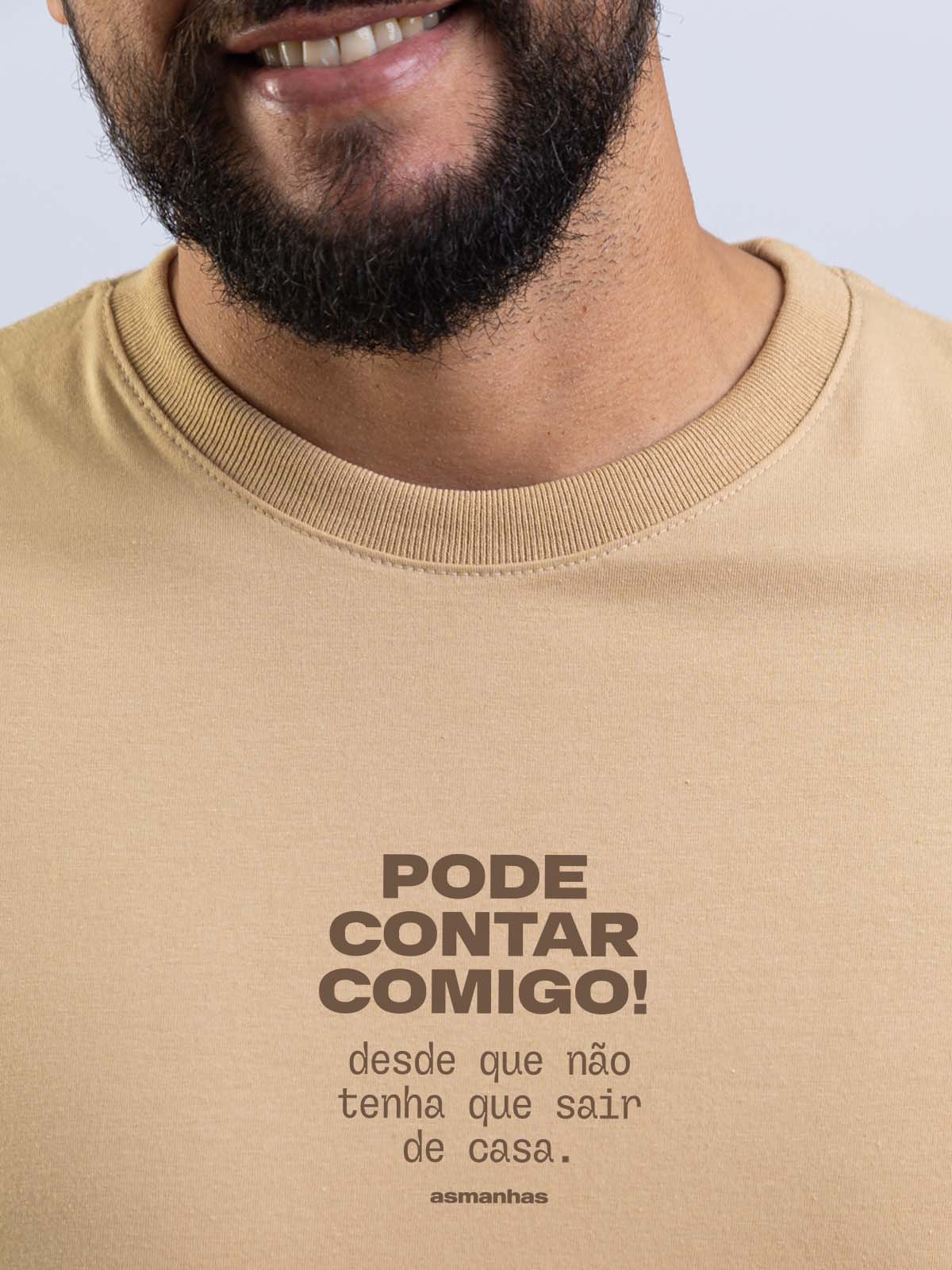 Camiseta Pode Contar Comigo Asmanhas