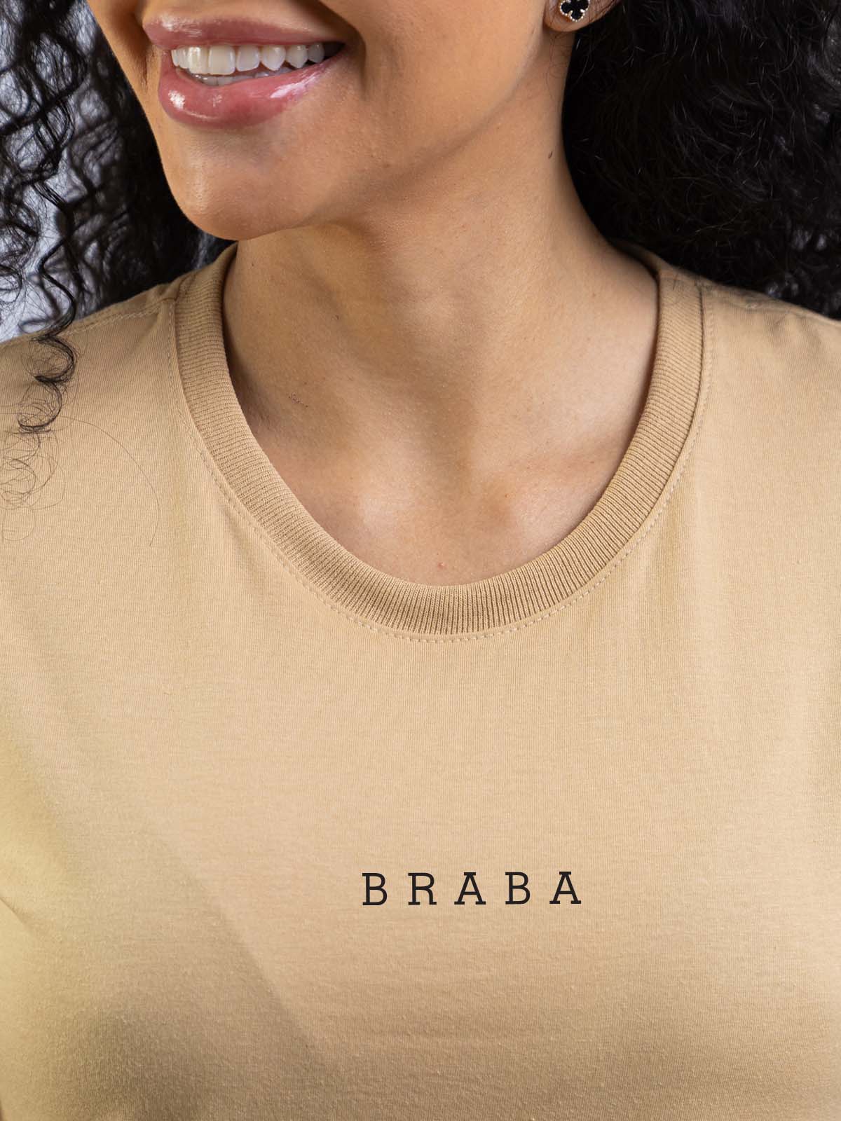 Camiseta Feminina Braba Minimalista Asmanhas