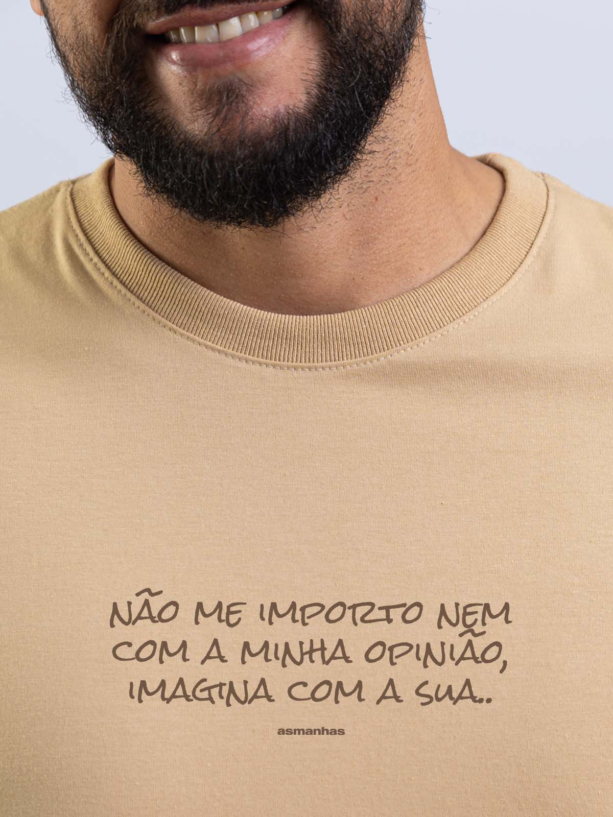Camiseta Não Me Importo Asmanhas